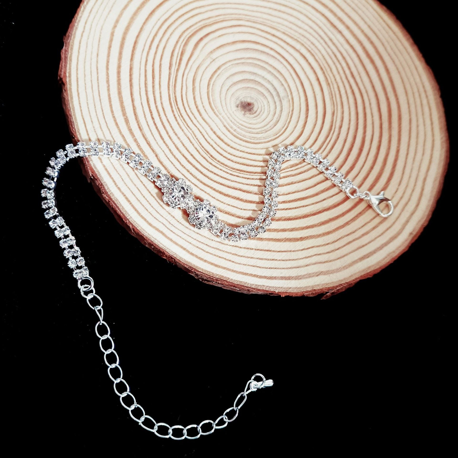 Wholesale Wedding Bride Rhinestone Earrings